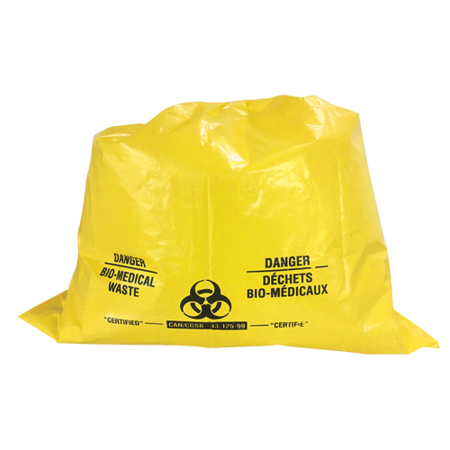 Sure-Guard Bio-Medical Waste Liners, Bio-Hazard, 29" L x 21-1/2" W, 2 mil Ontario Safety Products