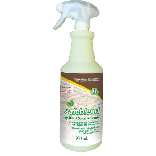 Stain Remover & Deodorizer for Carpets and Upholstery, 950 ml, Trigger Bottle Ontario Safety Products