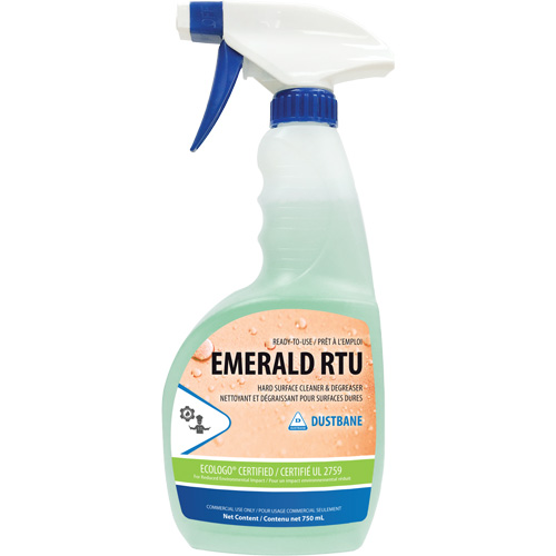 D&eacute;sinfectants et nettoyants Emerald, 750 ml, Bouteille &agrave; g&acirc;chette Ontario Safety Products