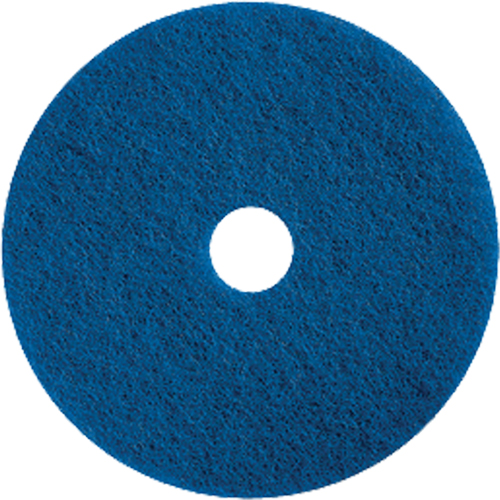 Floor Maintenance Pads, 15", Cleaning/Scrubbing, Blue Ontario Safety Products