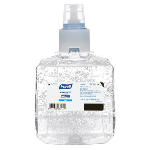 D&eacute;sinfectant pour les mains avanc&eacute; LTX-12, 1200 ml, Cartouche de recharge, 70 % alcool Ontario Safety Products