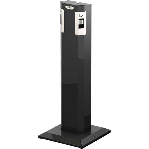 Cendrier sur socle, Sur pied, M&eacute;tal, Capacit&eacute; 1,6 gal. US, Hauteur 41-1/2" Ontario Safety Products
