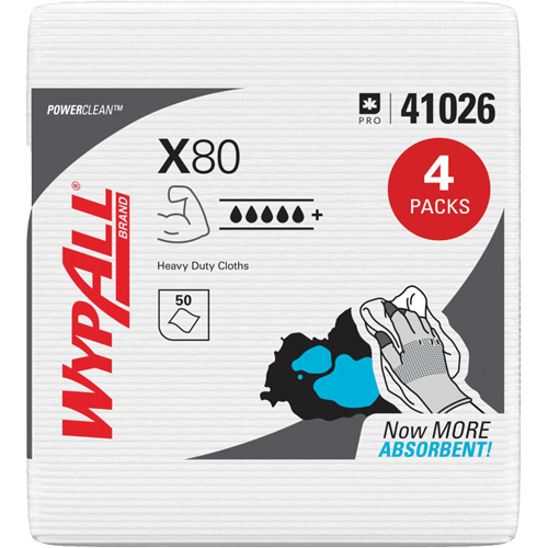 Essuie-tout X80, Robuste, 12-1/2" lo x 12" la Ontario Safety Products