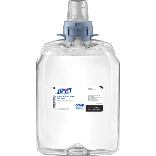 Healthy Soap FMX-20 Mild Handwash, Foam, 2 L, Unscented Ontario Safety Products