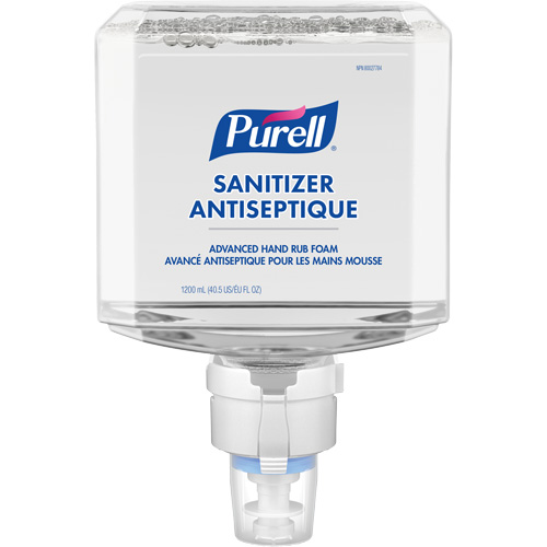 D&eacute;sinfectant pour les mains avanc&eacute; en mousse ES8, 1200 ml, Cartouche de recharge, 70 % alcool Ontario Safety Products