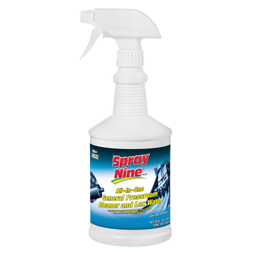 Nettoyant g&eacute;n&eacute;ral Spray Nine pour impression, 946 ml, Bouteille &agrave; g&acirc;chette Ontario Safety Products