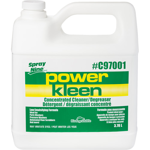 Power Kleen Parts Wash Cleaner, 4 L, Jug Ontario Safety Products