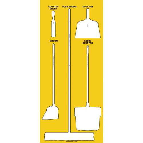 Tableau silhouett&eacute; sec Ultra Aluma-Lite (Anglais seulement) Ontario Safety Products