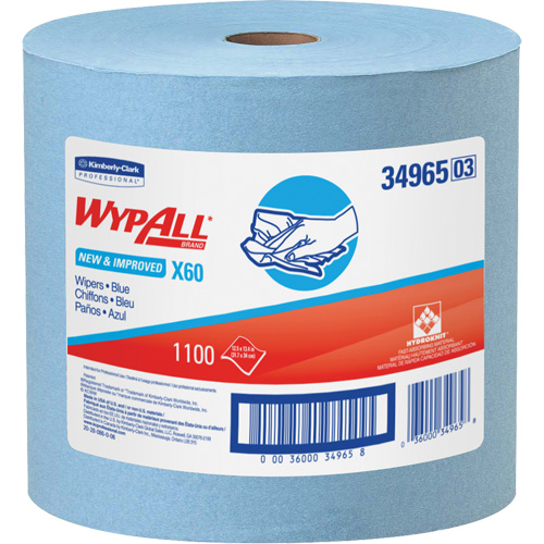 X60 Wipers, All-Purpose, 13-1/2" L x 12-1/2" W Ontario Safety Products