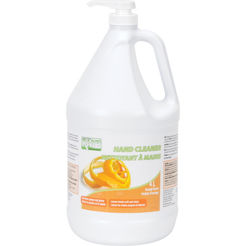 Orange Hand Cleaner, Cream, 4 L, Jug, Orange Ontario Safety Products