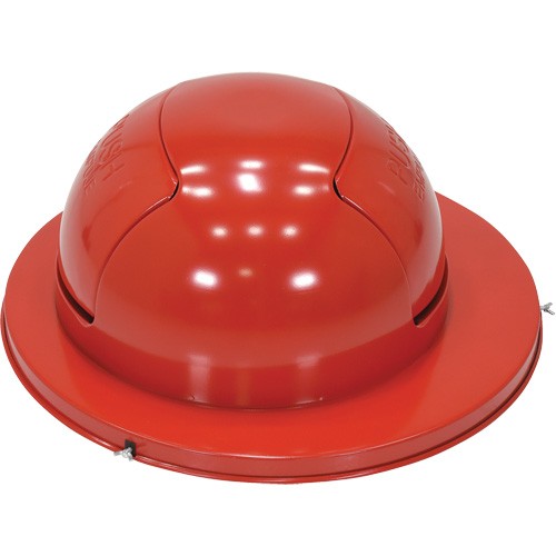 Couvercle pour baril &agrave; d&eacute;chets, Couvercle bomb&eacute;, M&eacute;tal, Convient aux contenants 23-1/2" dia. Ontario Safety Products