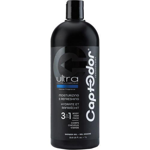 3 in 1 Shower Gel, 1000 ml, Ultra Freshness, Bottle Ontario Safety Products