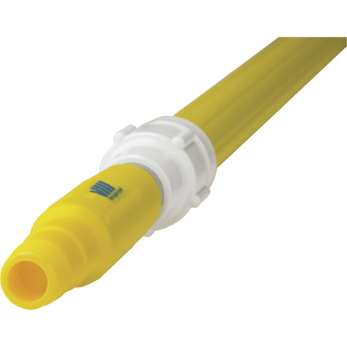 Manche de brosse pour plateforme, Brosse/Support &agrave; tampon, Jaune, T&eacute;lescopique, 62"-113" lo Ontario Safety Products