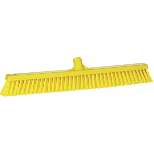 Balai-brosse &agrave; soies combin&eacute;es, Crins Cors&eacute;/Fin, 24", Polyester, Jaune Ontario Safety Products