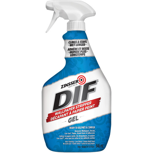 Gel d&eacute;capant pour papier peint DIF, 946 ml, Bouteille &agrave; g&acirc;chette Ontario Safety Products