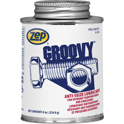 Lubrifiant antigrippage Groovy, 8 oz, Canette &agrave; dessus brosse, 2100°F (1100°C) Temp max. Ontario Safety Products