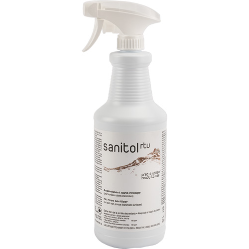 Sanitol Concentrated Disinfectant & Sanitizer, 950 ml, Trigger Bottle Ontario Safety Products