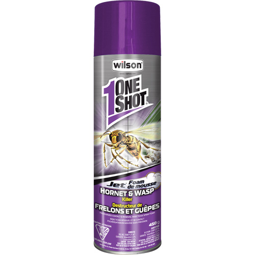 R&eacute;pulsif gu&ecirc;pes et frelons One Shot, 450 g, Canette a&eacute;rosol Ontario Safety Products