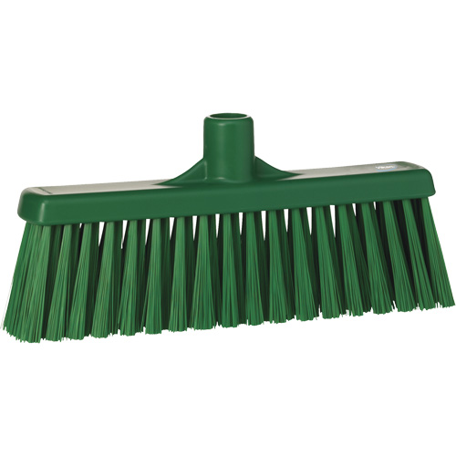 T&ecirc;te de balai droit, Crins Moyen, 12", Polyester, Vert Ontario Safety Products