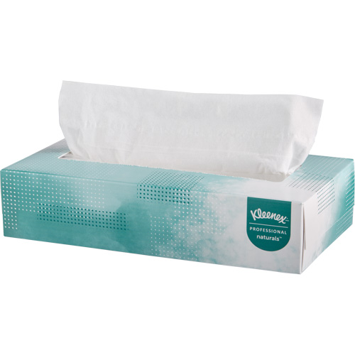 Papiers-mouchoirs Naturals de Kleenex, 2 pli, 8,4" lo x 8" la, 125 feuilles/boîte Ontario Safety Products