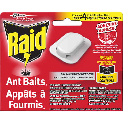 App&acirc;ts &agrave; fourmis Raid, 5" lo x 6" la x 1" h Ontario Safety Products