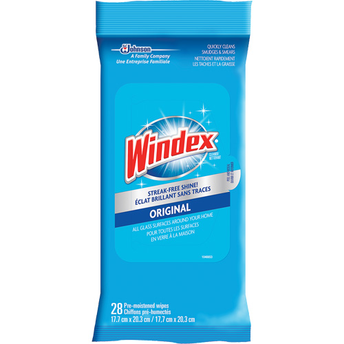 Windex&reg; Glass & Surface Wipes, Packets Ontario Safety Products