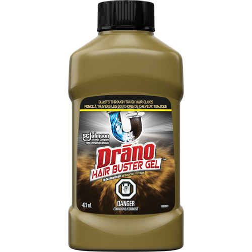 Produit d&eacute;bouchant extra puissant pour les bouchons de cheveux de Drano Ontario Safety Products