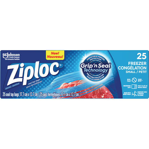 Sacs de cong&eacute;lation Ziploc Ontario Safety Products