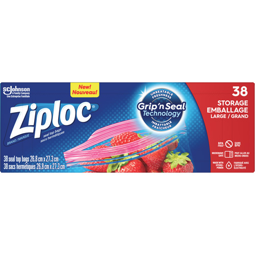 Sacs d'emballage Ziploc Ontario Safety Products