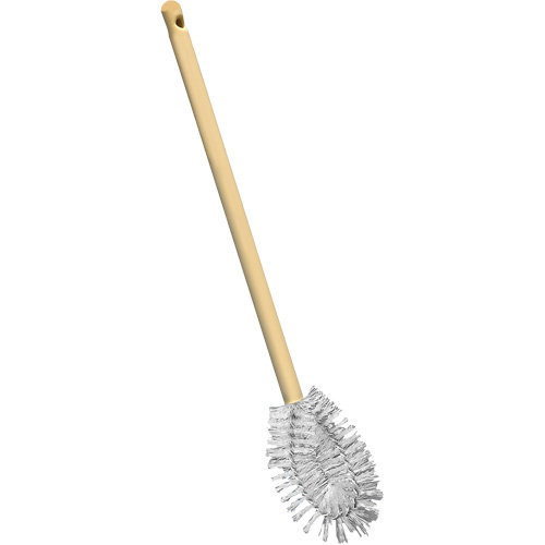 Brosse &agrave; cuvettes HD &agrave; broche torsad&eacute;e, 20" l, Soies Polypropyl&egrave;ne, Jaune Ontario Safety Products