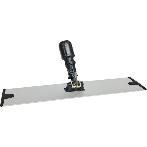 Support de vadrouille &agrave; &eacute;pousseter en microfibres &agrave; boucles et crochets, 18", Aluminium Ontario Safety Products