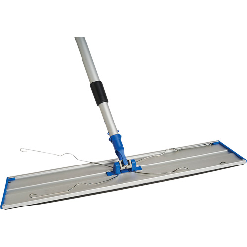 Support de vadrouille &agrave; &eacute;pousseter Static Attack avec manche t&eacute;lescopique, 24", Aluminium Ontario Safety Products
