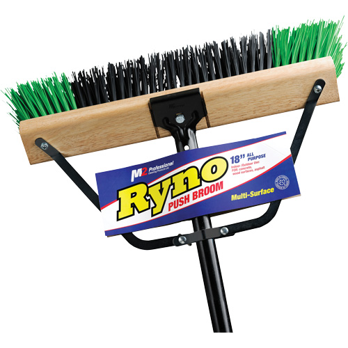 Balai-brosse &agrave; manche renforc&eacute; Ryno, 18", Ferme, Soies PVC Ontario Safety Products