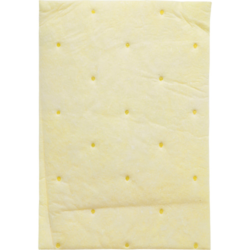 High Capacity Chemical Sorbent Pad, Hazmat, 14.5" x 9.25", 26.3 gal Absorbancy Ontario Safety Products