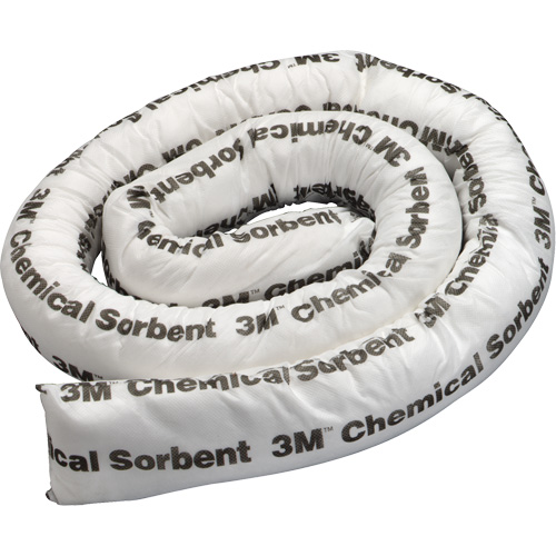 Mini-barri&egrave;re de pollution absorbante pour produits chimiques, Mati&egrave;res dangereuses, 8' lo x 3" la, Absorption 15,5 gal Ontario Safety Products