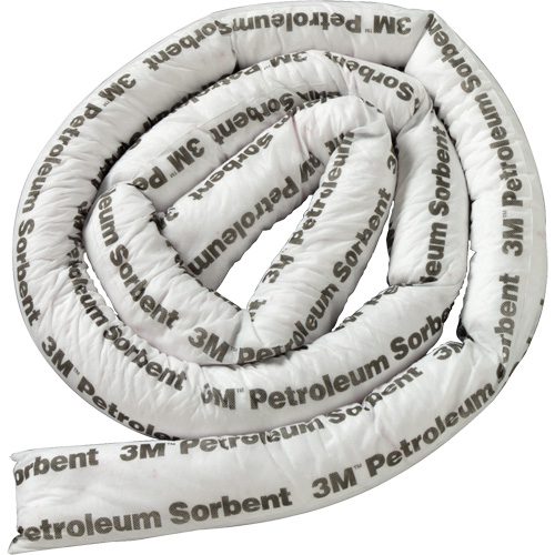 Petroleum Sorbent Mini-Boom, Oil Only, 1' L x 3" W, 15.7 gal Absorbancy Ontario Safety Products
