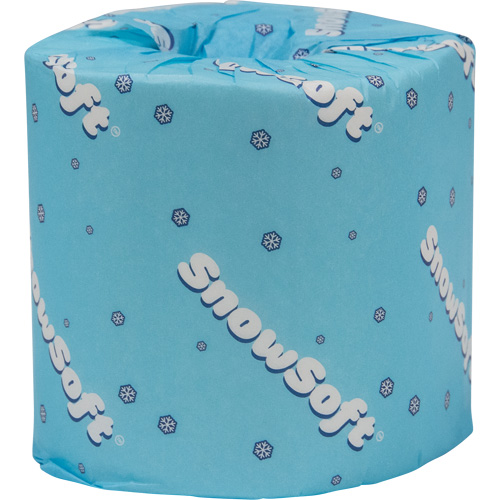 Papier hygi&eacute;nique de premi&egrave;re qualit&eacute; Snow Soft, 2 Pli, 420 Feuilles/Rouleu, Longueur 122', Blanc Ontario Safety Products