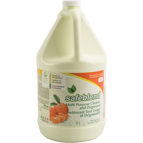 Tangerine Oil Multi-Purpose Cleaner, 4 L, Jug Ontario Safety Products