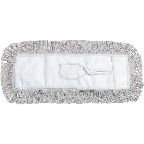 Dust Mop, Tie-On Style, Cotton, 60" L x 5" W Ontario Safety Products