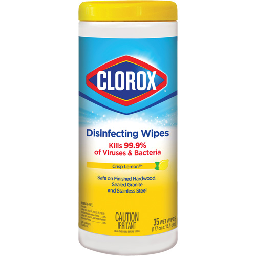 Lingettes d&eacute;sinfectantes, 35 lingettes Ontario Safety Products