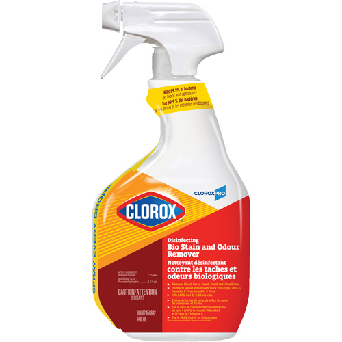 Nettoyant d&eacute;sinfectant contre les taches et odeurs biologiques, 946 ml, Bouteille &agrave; g&acirc;chette Ontario Safety Products