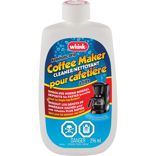 Whink&reg; Automatic Drip Coffee Maker Cleaner, 296 ml, Bottle Ontario Safety Products