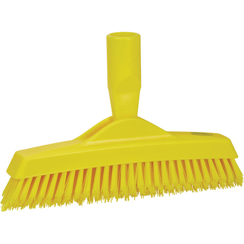 Grout Brush, Stiff Bristles, 9-1/4" Long, Yellow Ontario Safety Products