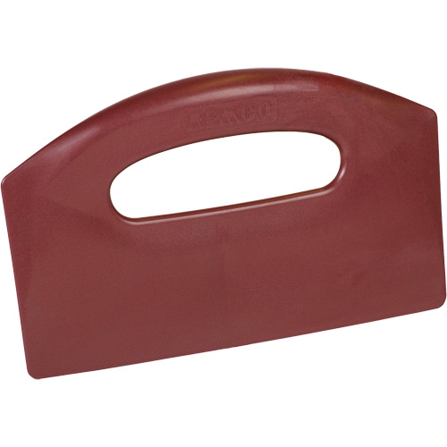 Grattoir de paillasse perceptible par d&eacute;tecteur de m&eacute;tal, Rouge, 8-1/2" la x 5-1/4" lo Ontario Safety Products