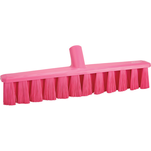 UST Push Broom, Medium Bristles, 15-1/4", Polyester, Pink Ontario Safety Products