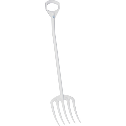 Fourche hygi&eacute;nique, Longueur de 49", Plastique, Blanc Ontario Safety Products