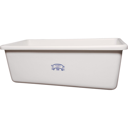Bac de rangement et transport, Plastique, Blanc Ontario Safety Products