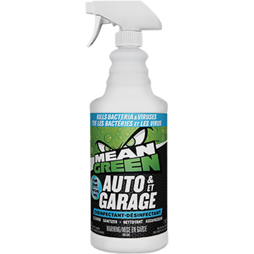 D&eacute;sinfectant pour lautomobile et le garage Mean Green, 1,18 L, Bouteille &agrave; g&acirc;chette Ontario Safety Products
