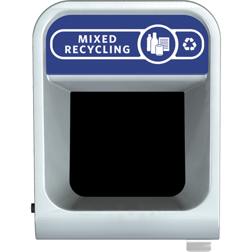 Configure Mixed Recycling Waste Container, Bulk/Curbside/Deskside, Steel, 23 US gal. Ontario Safety Products