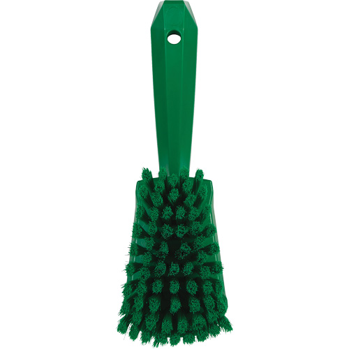 Brosse &agrave; r&eacute;curer avec manche court, Soies Doux, Longueur de 10-1/2", Vert Ontario Safety Products